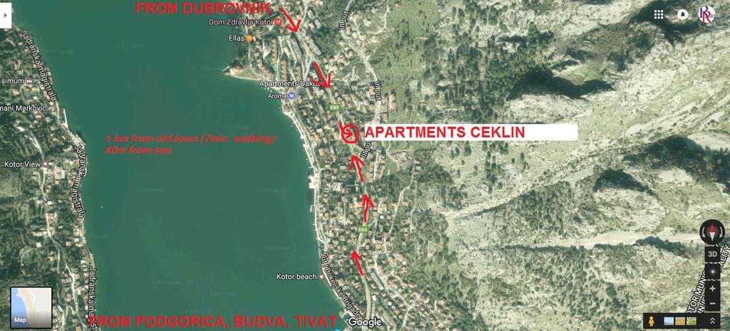Apartments Ceklin 科托尔 外观 照片